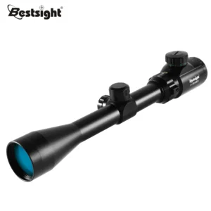Riflescope 3-9x40 Rifle Sniper Scope Red or Green Illuminated Optical with Mounts