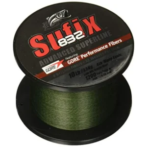 Sufix 832 Braid Line 1200 Yards - High Strength Monofilament Fishing Line for Saltwater and Freshwater